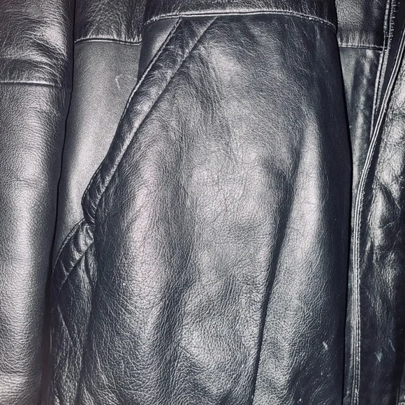 Vintage Pierre Cardin Midnight Black Bomber Jacket